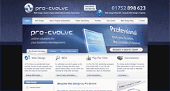Desktop Screenshot of pro-evolve.co.uk